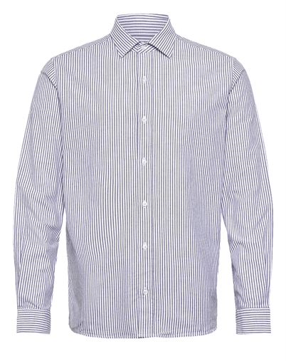 Mos Mosh Gallery - MMGMarco Oxford Stripe Skjorte - Light Blue